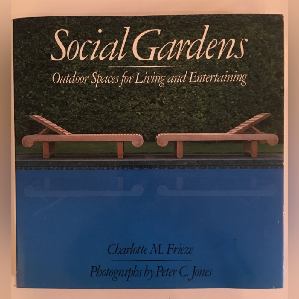 Vintage coffee table book